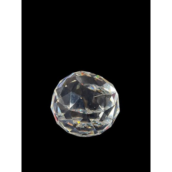 Faceted Crystal Ball Paperweight Traditional Dancing Figures "Gruss Aus Tirol" - Picture 4 of 5